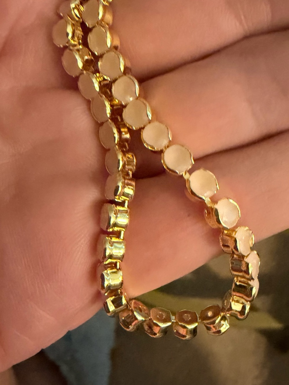 Shiny Gold-Link Bracelet